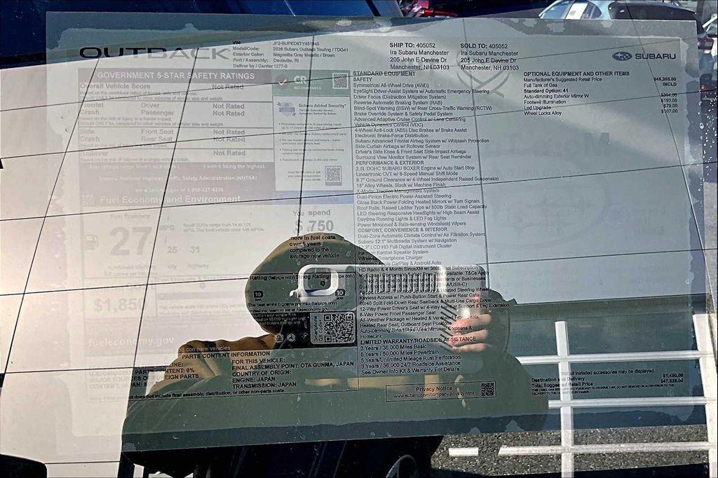 new 2026 Subaru Outback car, priced at $47,528