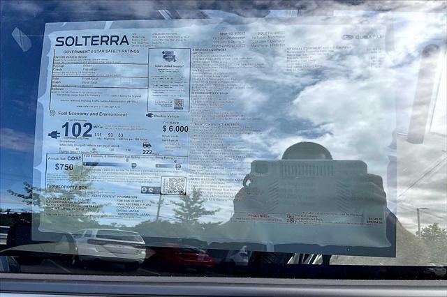 new 2024 Subaru Solterra car, priced at $45,955