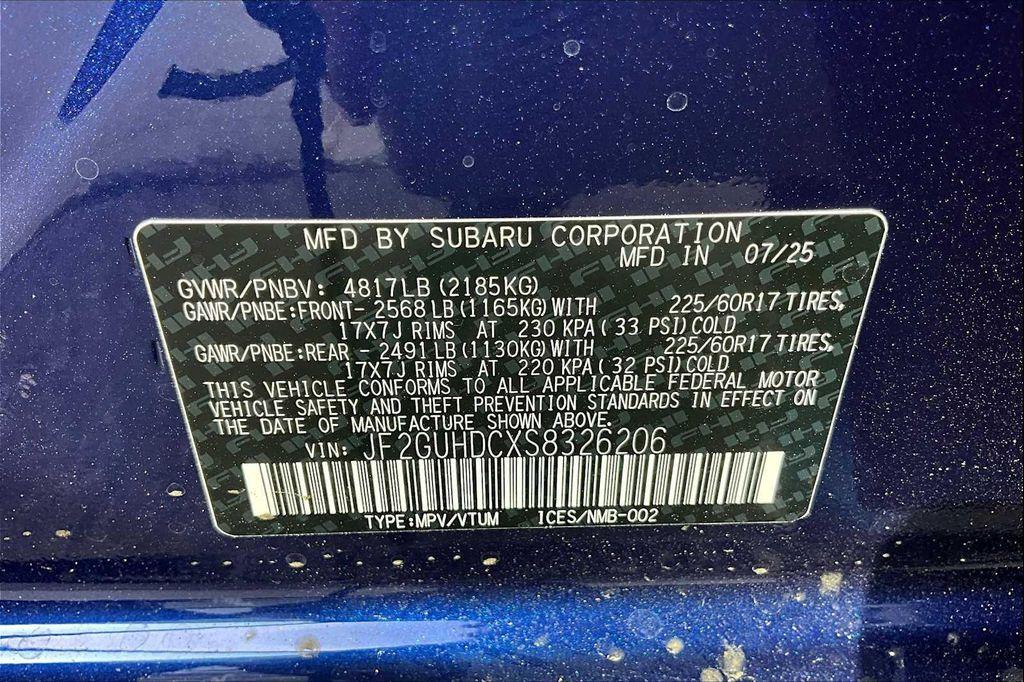 new 2025 Subaru Crosstrek car, priced at $28,843