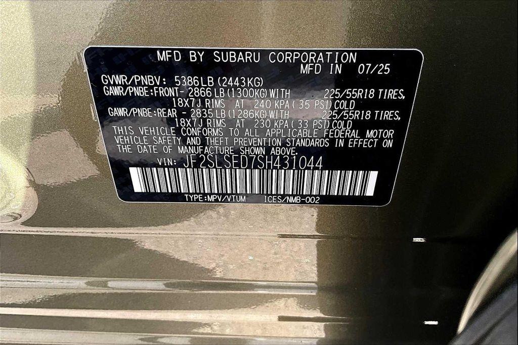new 2025 Subaru Forester Hybrid car, priced at $35,537