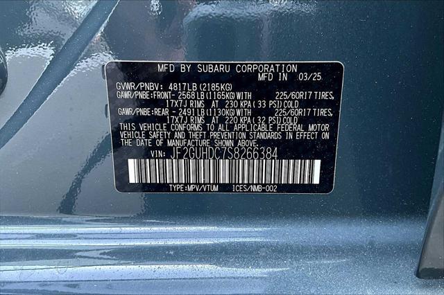 new 2025 Subaru Crosstrek car, priced at $30,341