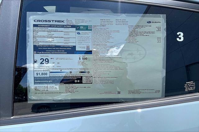 new 2025 Subaru Crosstrek car, priced at $30,710