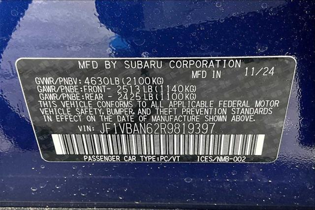 new 2024 Subaru WRX car, priced at $41,690