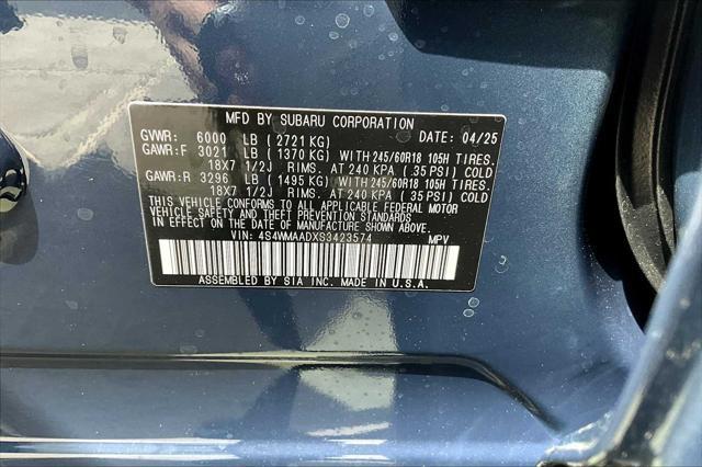 new 2025 Subaru Ascent car, priced at $38,852