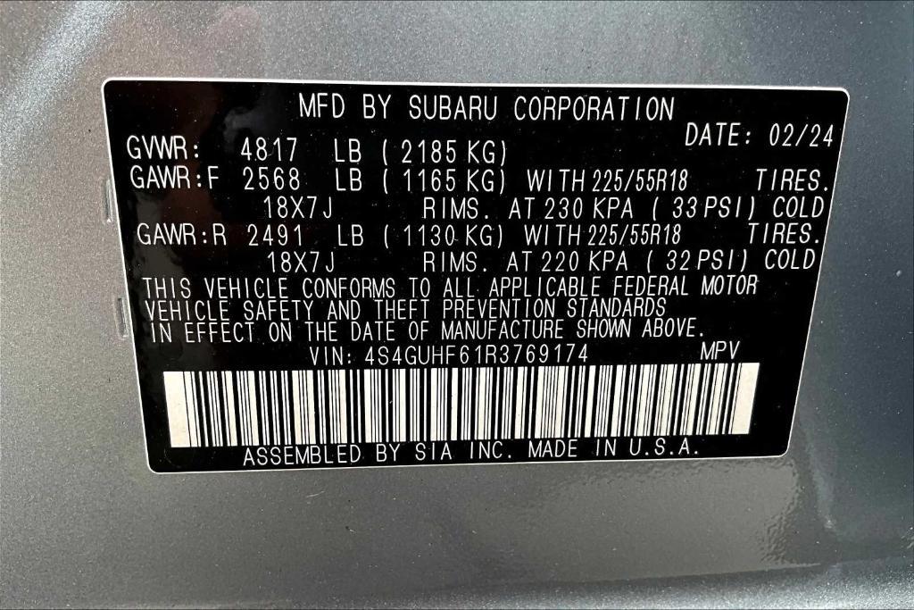new 2024 Subaru Crosstrek car, priced at $30,134