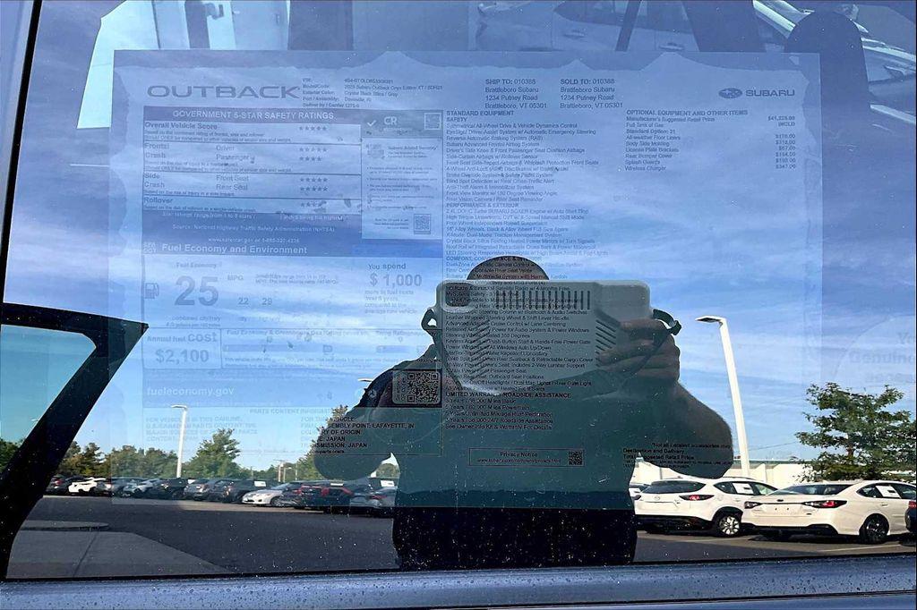 new 2025 Subaru Outback car, priced at $39,783