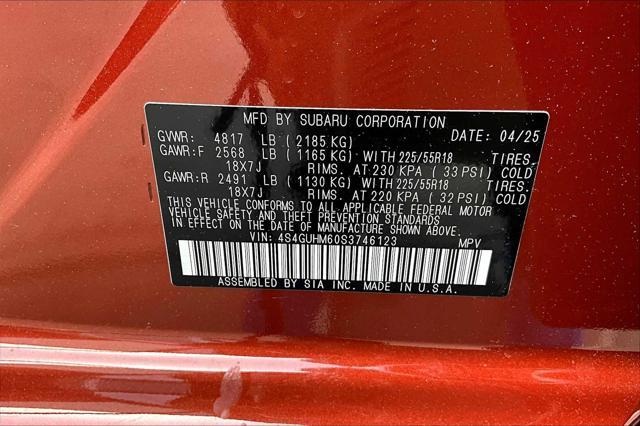 new 2025 Subaru Crosstrek car, priced at $34,100