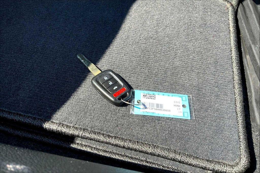 used 2017 Honda Civic car, priced at $16,787