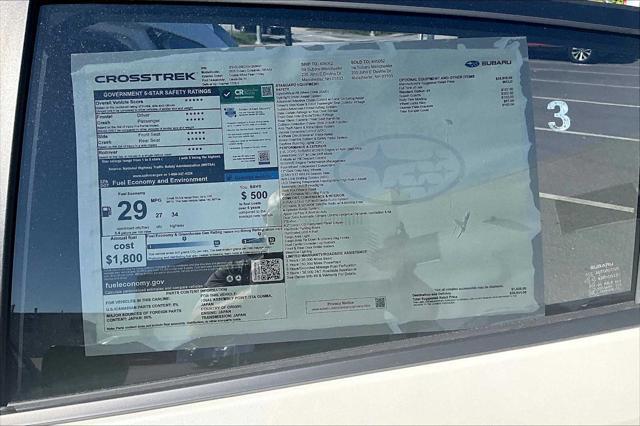 new 2025 Subaru Crosstrek car, priced at $28,041