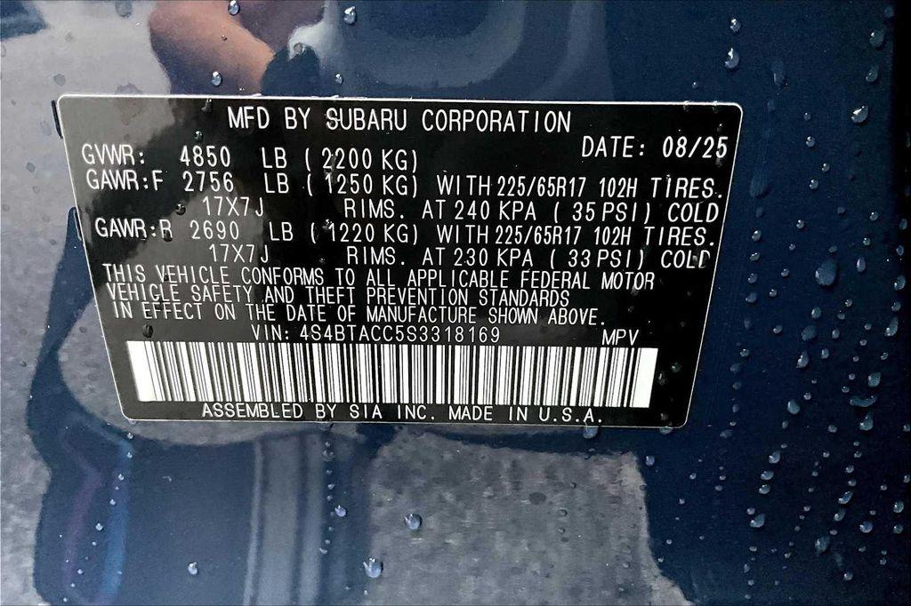 new 2025 Subaru Outback car, priced at $35,348
