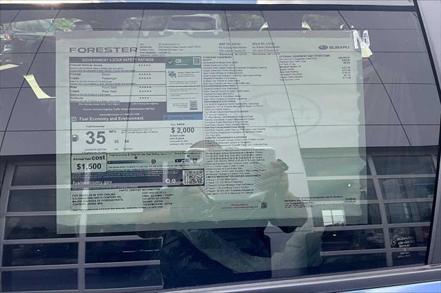 new 2025 Subaru Forester Hybrid car, priced at $39,308