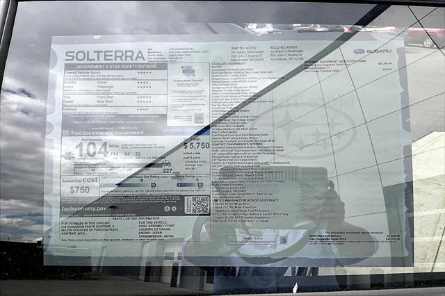 new 2025 Subaru Solterra car, priced at $40,570
