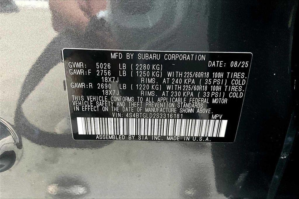 new 2025 Subaru Outback car, priced at $39,551