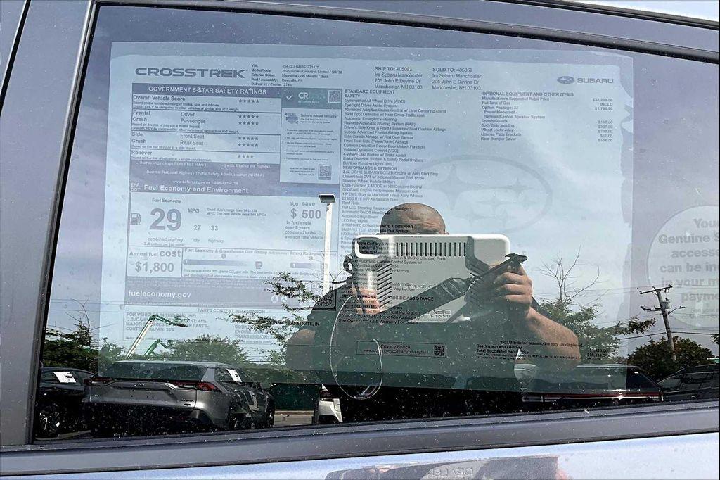 new 2025 Subaru Crosstrek car, priced at $32,437