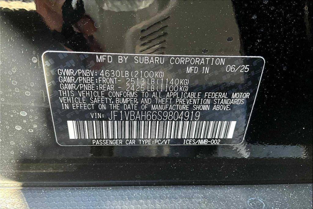 new 2025 Subaru WRX car, priced at $37,338