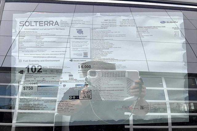 new 2024 Subaru Solterra car, priced at $42,299