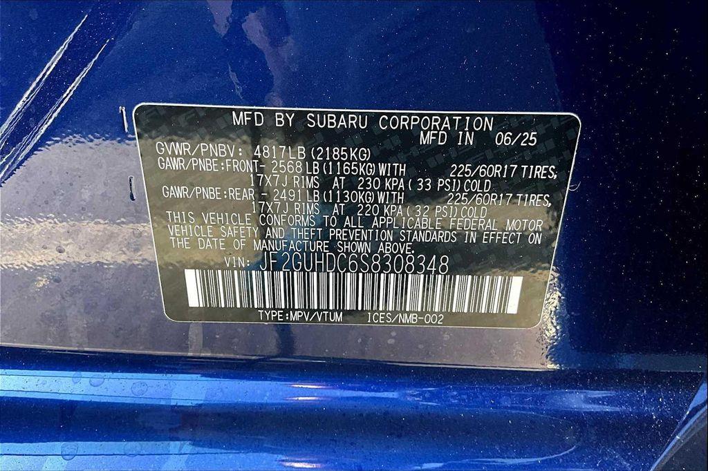 new 2025 Subaru Crosstrek car, priced at $29,093