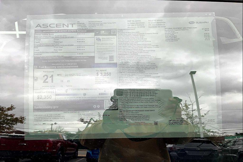 new 2026 Subaru Ascent car, priced at $54,306