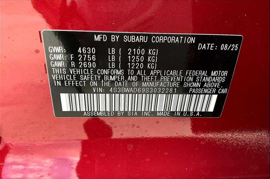 new 2025 Subaru Legacy car, priced at $29,022