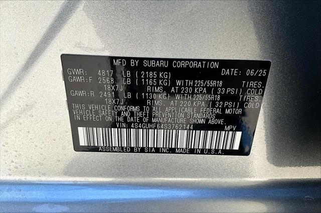 new 2025 Subaru Crosstrek car, priced at $31,761