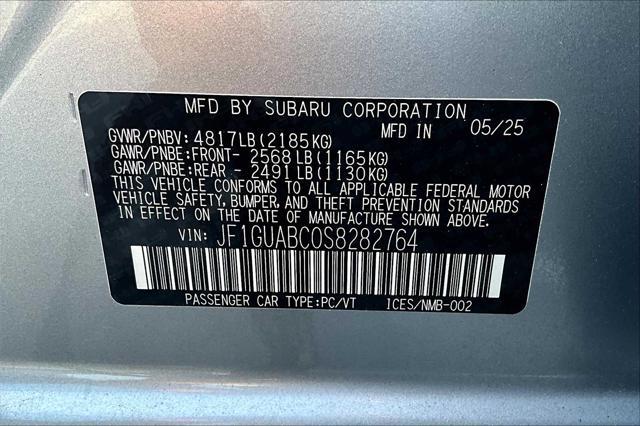 new 2025 Subaru Impreza car, priced at $24,685