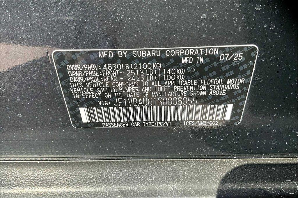 new 2025 Subaru WRX car, priced at $47,221