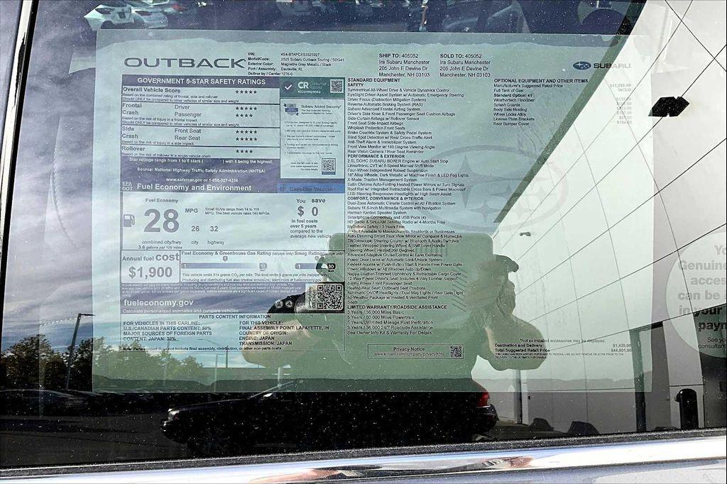 new 2025 Subaru Outback car, priced at $40,653