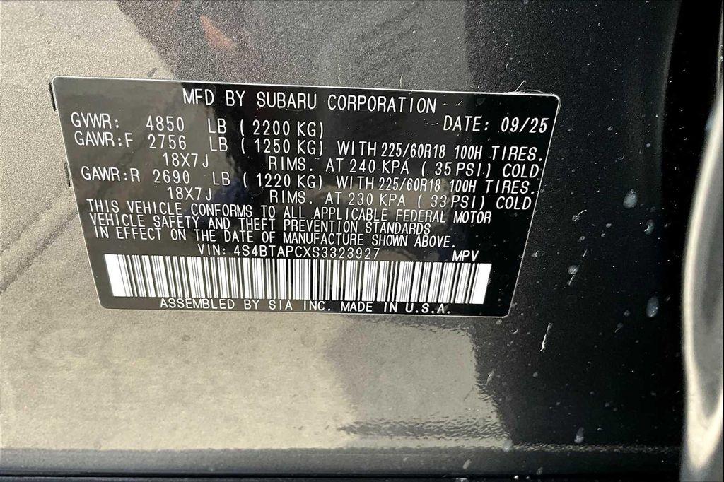 new 2025 Subaru Outback car, priced at $40,653