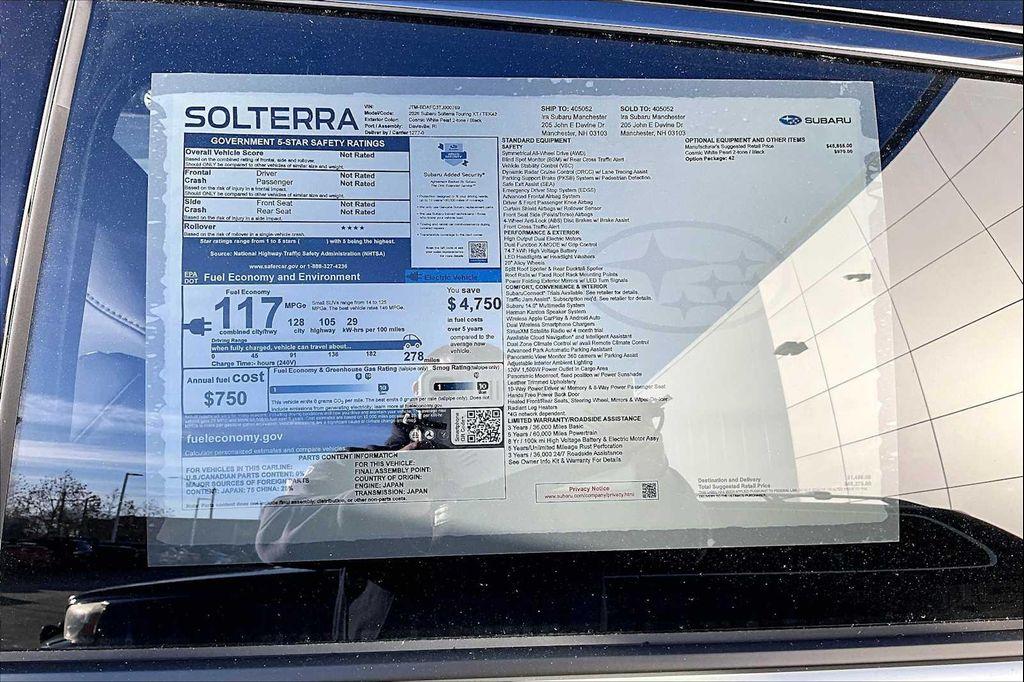 new 2026 Subaru Solterra car, priced at $48,275