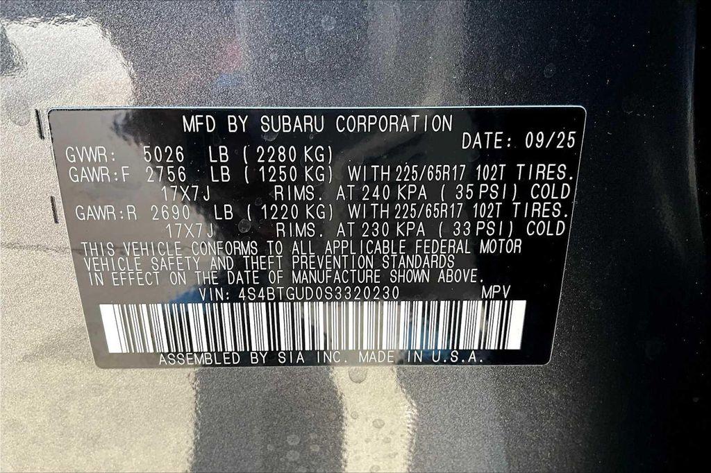 new 2025 Subaru Outback car, priced at $42,361