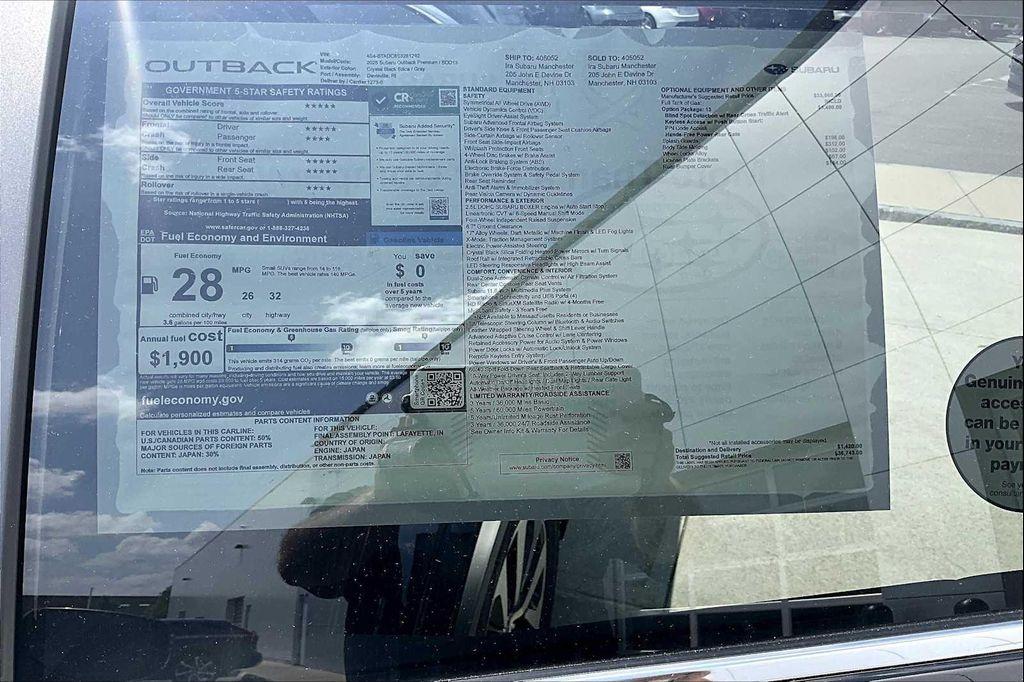 new 2025 Subaru Outback car, priced at $36,743
