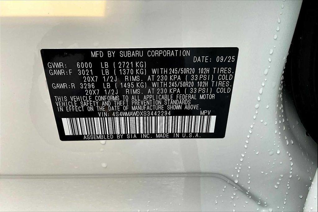 new 2025 Subaru Ascent car, priced at $50,719