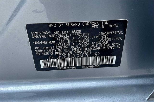 new 2025 Subaru Crosstrek car, priced at $30,260