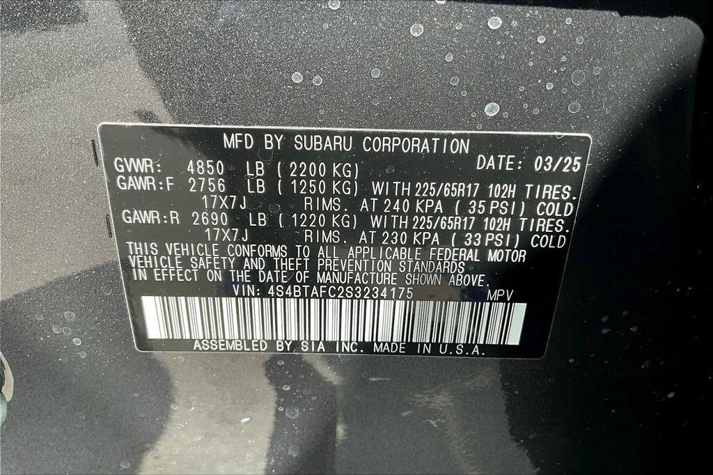 new 2025 Subaru Outback car, priced at $32,999