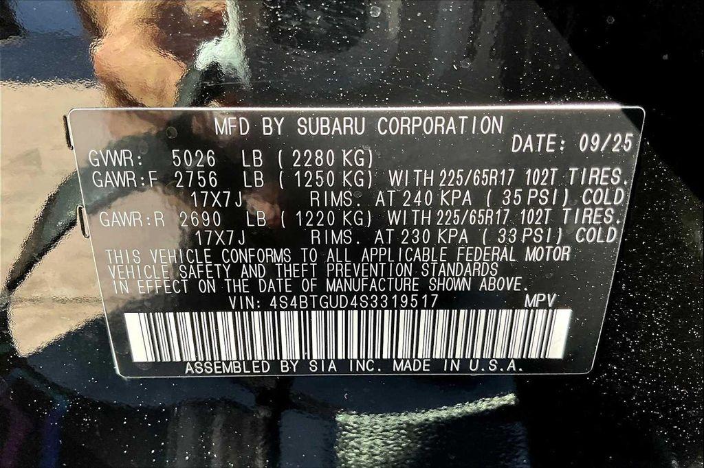 new 2025 Subaru Outback car, priced at $41,693