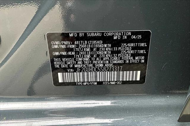 new 2025 Subaru Crosstrek car, priced at $30,341