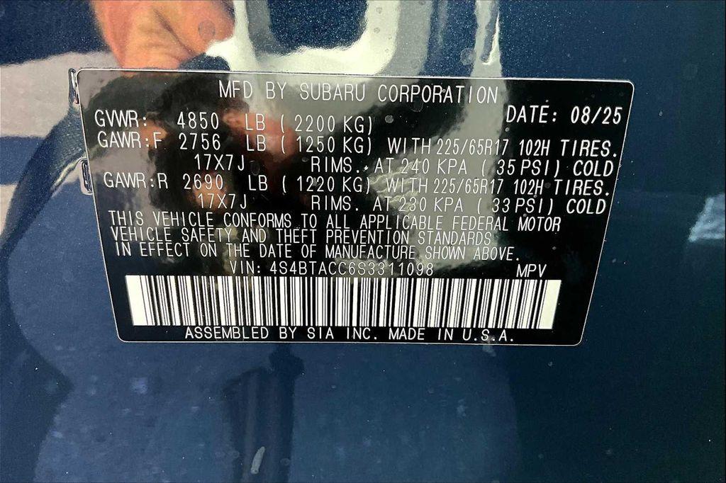 new 2025 Subaru Outback car, priced at $32,227