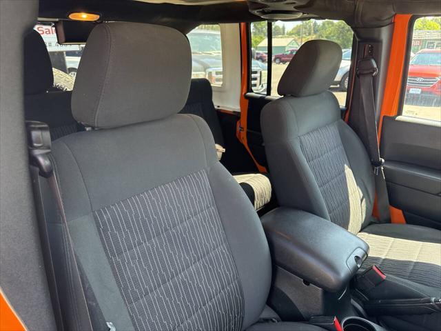 used 2012 Jeep Wrangler Unlimited car, priced at $14,995