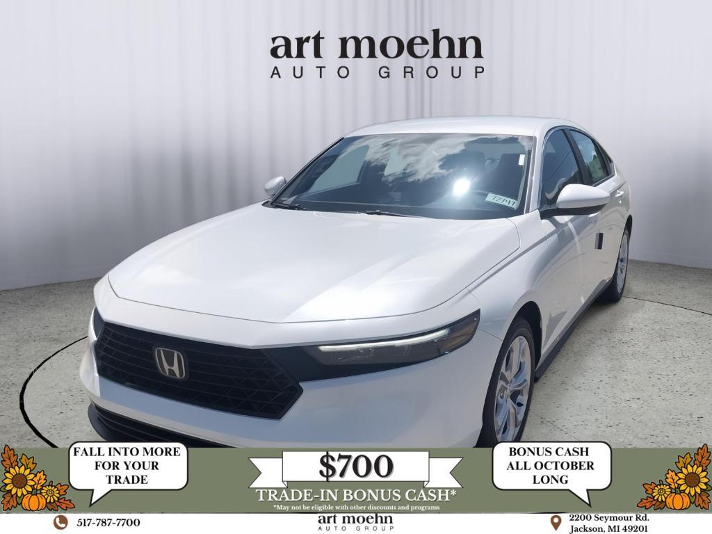 new 2025 Honda Accord car, priced at $28,750