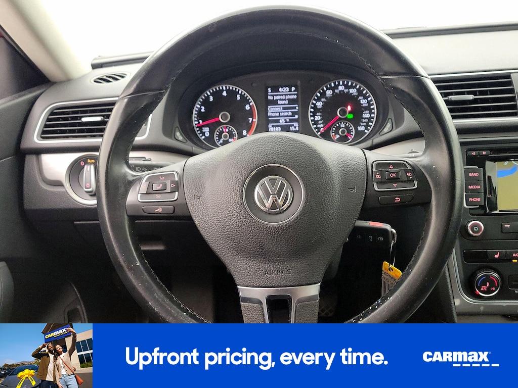 used 2015 Volkswagen Passat car, priced at $14,998