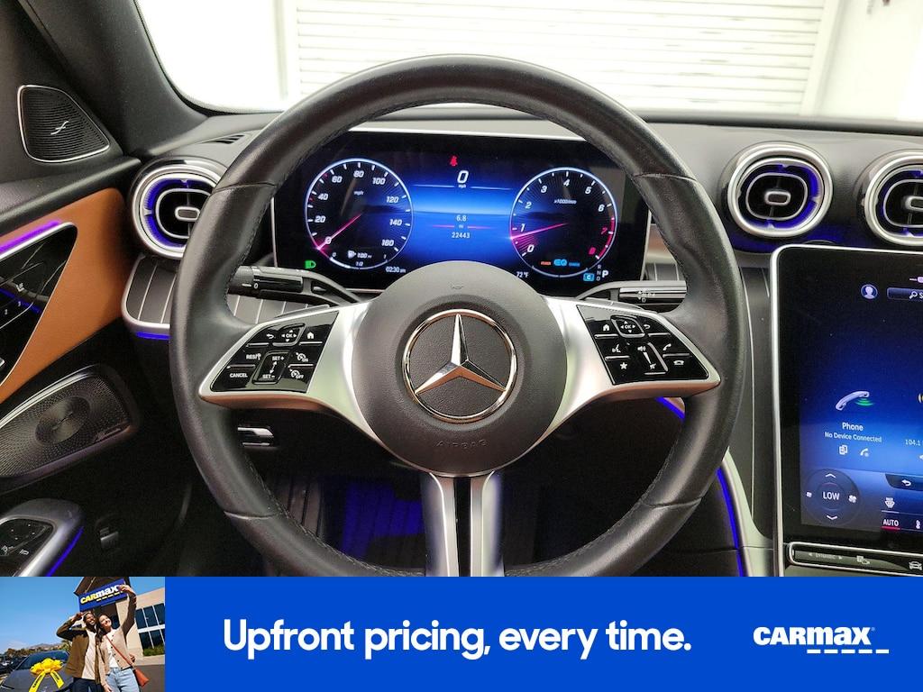 used 2022 Mercedes-Benz C-Class car, priced at $35,998