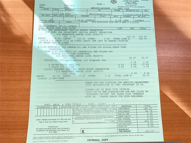 used 2017 Kia Soul car, priced at $7,239