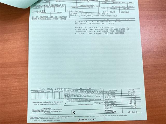used 2022 Cadillac XT5 car, priced at $27,942