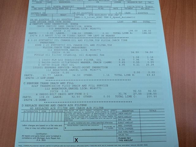 used 2023 Honda Passport car, priced at $31,323