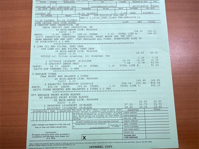 used 2022 Cadillac XT4 car, priced at $24,930