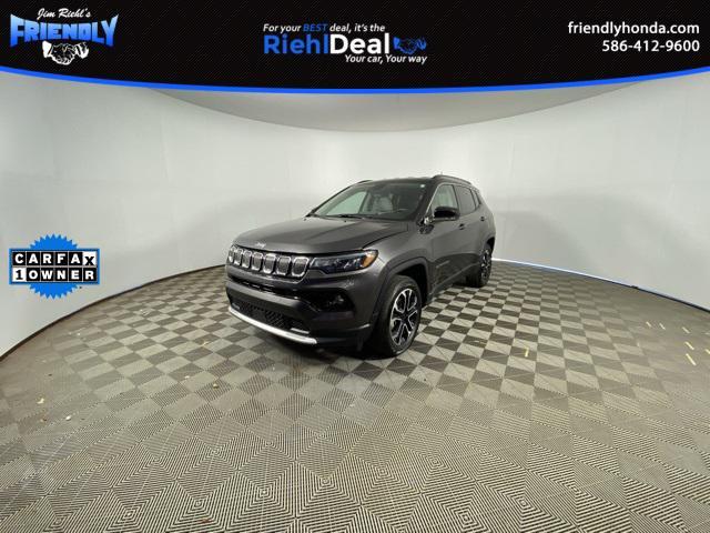 used 2022 Jeep Compass car, priced at $23,658