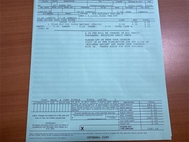 used 2022 Honda CR-V car, priced at $27,164