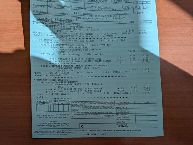 used 2022 Honda Accord car, priced at $25,795