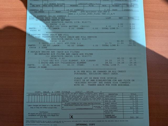 used 2022 Honda Accord car, priced at $25,795