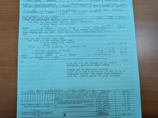 used 2024 GMC Terrain car, priced at $32,549